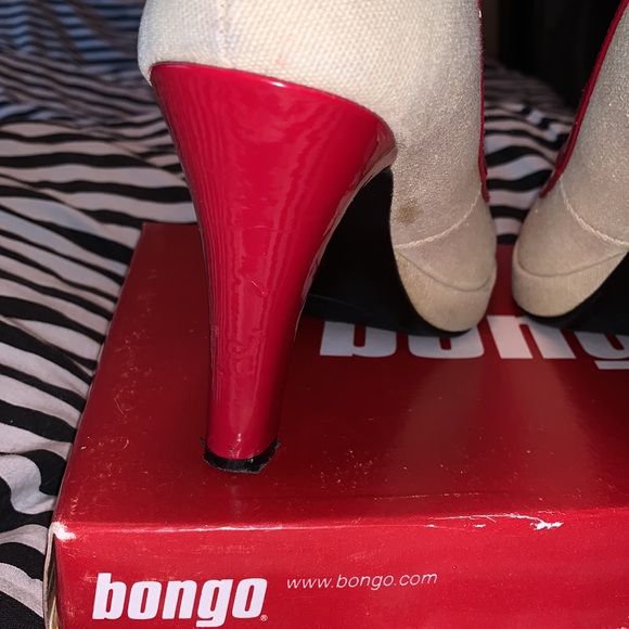 Bongo Red and Tan Heels - Picture 7 of 11